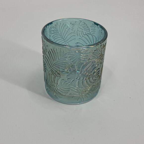 unknown Other - Oasis Palm Leaves Glass Candle Holder